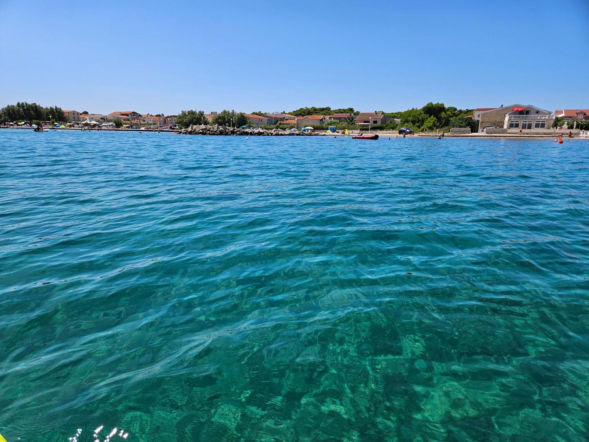 Familien Ferienhaus Vir Croatia 150M Strand Restaurant Einkaufen Esterno foto